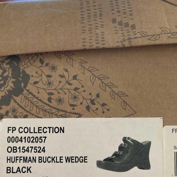 Free People Black Sandals Size 10 - Picture 13 of 15